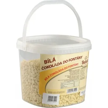 Čokoláda Kovandovi Bílá čokoláda do fontány 2 kg