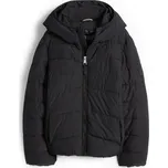 Zimní bunda s postranními zipy (černá) Velikost: 128