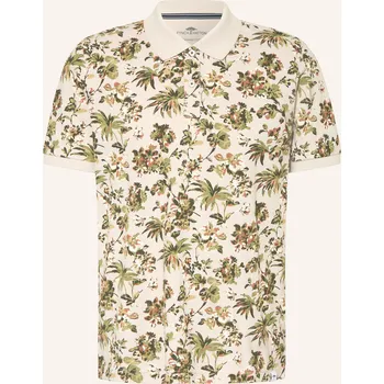 Pánská košile Fynch-Hatton Pánská Piqué Polokošile, krémová / světle šedá /...