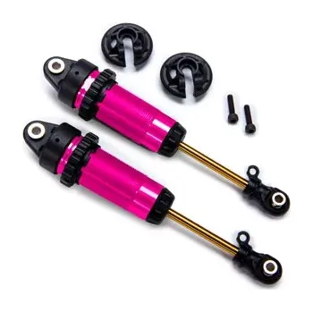 RC náhradní díl Traxxas tlumič GTR xx-long růžový PTFE TiN (2)