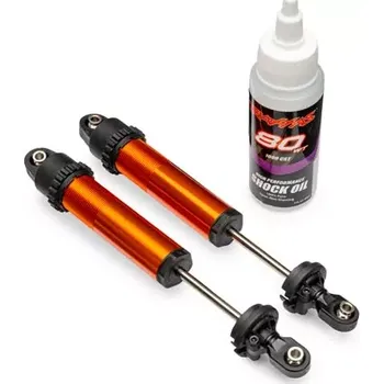 RC náhradní díl Traxxas tlumič GT-Maxx zadní hliníkový oranžový (2)