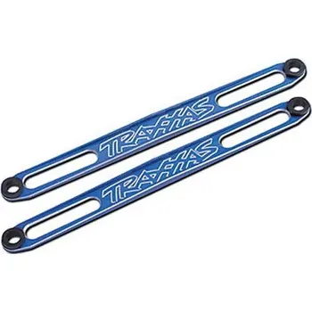 RC náhradní díl Traxxas držák baterie hliníkový modrý (2)