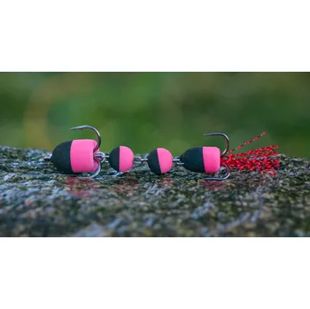 Umělá nástraha Mandula REDBASS M - 55 mm - Black/Red (107)