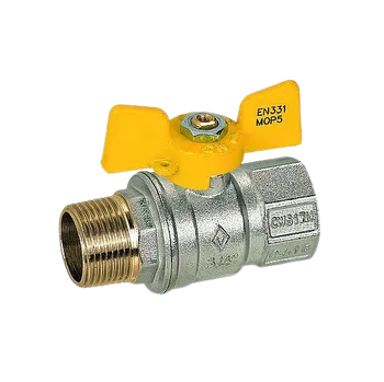 Vodovodní kohout Kulový kohout plyn motýl ZD/ZV DN 32 - 5/4"