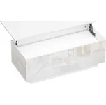 Výškově nastavitelný konferenční stolek | bílý