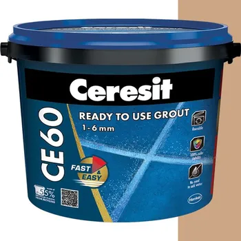 Spárovací hmota Ceresit Hmota spárovací CE 60, pro spáru do 6 mm, polymerová, caramel, 2 kg, 3045246