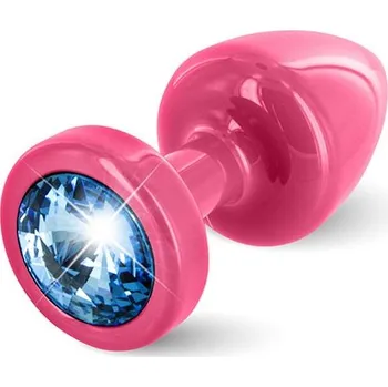 Diogol Anální kolík Anni kulatý držák růžový a modrý 25 mm Diogol 72677