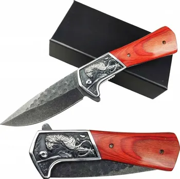 Multifunkční nůž IZMAEL Outdoorový skládací nůž A3244 Hnědá/Černá 9.7 cm