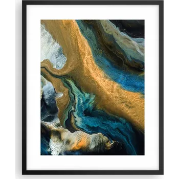 Obraz Obraz plakát na zeď v černém rámu 40x50 abstrakce plakáty do obýváku