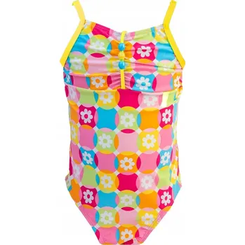 Dámské plavky Dívčí jednodílné plavky Mariss s květinami, vel. 134