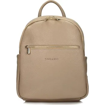 Kabelka Toscanio batoh kožený F193 béžová D05