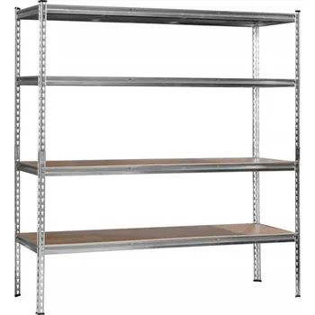 Dílenský regál Kovový skladový regál Mirpol 180 x 170 x 60 cm, nosnost 300 kg na polici