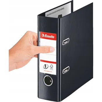 ČERNÝ POŘADAČ S 2 KRUHY A5 SLOŽKA NA DOKUMENTY