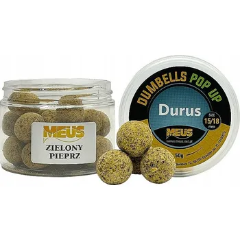 Boilies Činky Meus Durus Pop-up 15/18mm - zelená Pepř