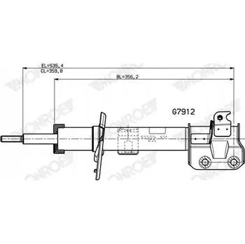 Monroe G7912 Tlumič