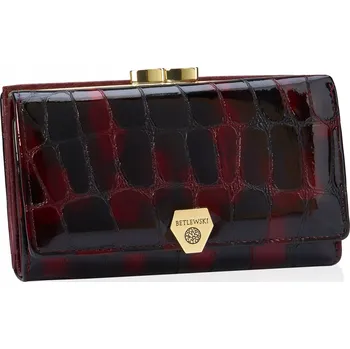 Peněženka Betlewski dámská peněženka z pravé kůže černá