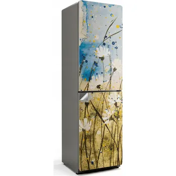 Fototapeta Umělecká Samolepka Fólie Dekorativní na Ledničku Akvarelová Jemná Louka