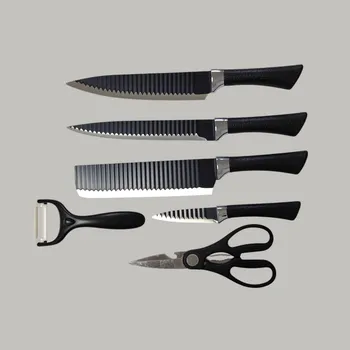 Kuchyňský nůž Sada kuchyňských nožů FORGING FAMILY 6 ks + nůžky + škrabka