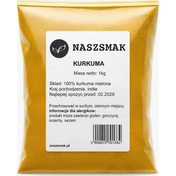 Koření Kurkuma mletá 1 kg, přírodní, vysoká kvalita