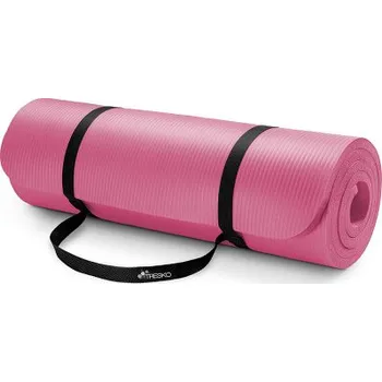 podložka na cvičení Fitness podložka, 185 x 60 x 1,5 cm, růžová - N TRESKO