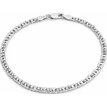 Náramek Leru Stříbrný náramek hustý gravárováný Délka náramku: 19cm