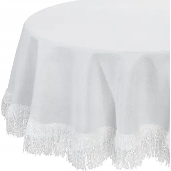 ubrus UBRUS JASPER O 180 CM BÍLÝ