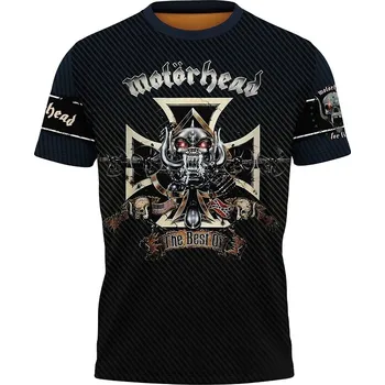 Pánské tričko cerne-tricko-celopotisk-hudebni-skupina-motorhead-kriz velikost: 7XL - šířka 73 cm, délka 80 cm