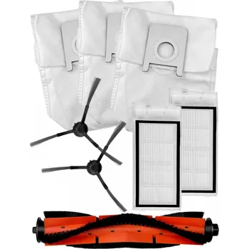 Sada příslušenství pro robotický vysavač HEPA filtr a kartáče pro vysavač XIAOMI Roidmi EVE Plus (SDJ01RM) sada a sáčky 8ks