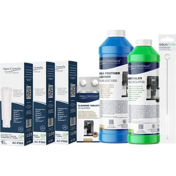 Aqua Crystalis Sada pro údržbu a čištění kávovarů značek Siemens, AEG, Bosch, Krups, Nivona