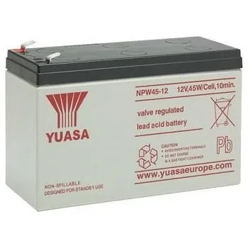 Záložní zdroj Baterie - YUASA NPW45-12 (12V/9Ah - Faston f2 250), životnost 5let