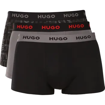 Boxerky 3PACK pánské boxerky HUGO vícebarevné (50532550 967) M Možnost vrácení zboží ZDARMA do 120 dnů!