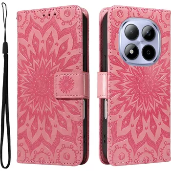 Pouzdro na mobilní telefon Sunflowers knížkové pouzdro na Xiaomi Redmi Note 15 Pro 5G - růžové