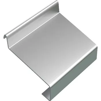 Stavební profil BP4 spojka k balkonové liště ACARA, hliník lakovaný šedá, 10 mm, 4ks