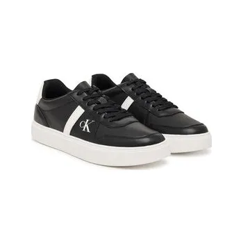 Dámské tenisky Calvin Klein Sneakersy Classic Cups Lace Lth Emb Tongue HM0HM02237 Černá 41