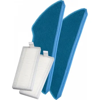 Sada příslušenství pro robotický vysavač Mopy a HEPA filtry k vysavači TP-LINK Tapo RV30 White sada 4ks