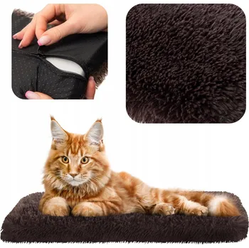 Pelíšek pro psa Pelíšek Doggy hnědý obdélníkový 60 cm x 20 cm x 4 cm