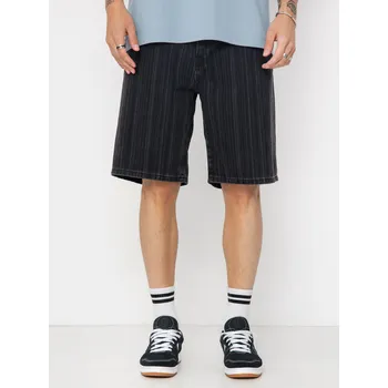 Pánské kraťasy Carhartt WIP Rylan (rylan stripe/black/stone washed) 34, černá
