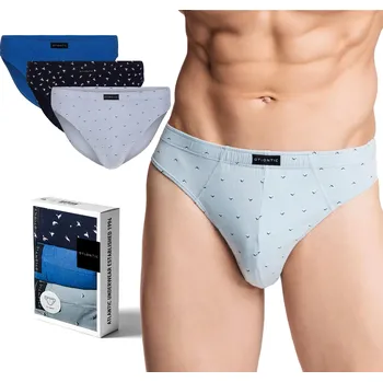 ATLANTIC 3MP-079 bavlněné slipy 3-pack velikost M