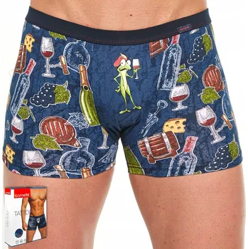 Boxerky Pánské boxerky s potiskem Slipy CORNETTE TATTOO 211 - XXL, bavlna