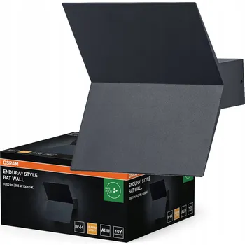 Venkovní osvětlení Venkovní nástěnné LED svítidlo 9.5W 580lm 3000K Šedé IP44 Endura