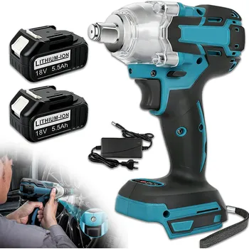 Aku rázový utahovák bezkartáčový 650 Nm + šroubovák