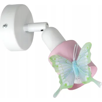 Nástěnné svítidlo EWILIGHT Nástěnné svítidlo MOTÝLCI 1xE14 Růžové