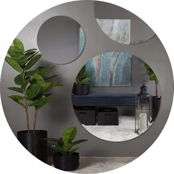 Zrcadlo Zrcadlo Zrcadlo Łukowscy nástěnné kulaté 900 x 900 mm