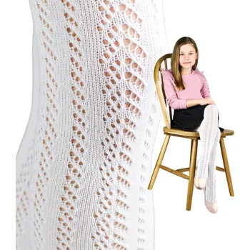 Noviti punčocháče bílá bavlna velikost 128-134