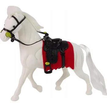 Figurka Figurka Bílý Kůň Sedlo Farma