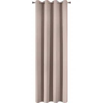 Obraz Zatemňovací Závěs 135x250 LOGAN pudrová růžová Na Kroužcích Eurofirany Black