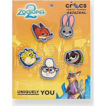 Chlapecké tenisky Připínačky na dětské boty Crocs Zootopia 5Pck 5-pack 10017037.Zootopia.5Pck vícebarevná MLC, EUR ONE SIZE