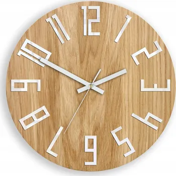 Hodiny Nástěnné hodiny Volan hnědé 33cm