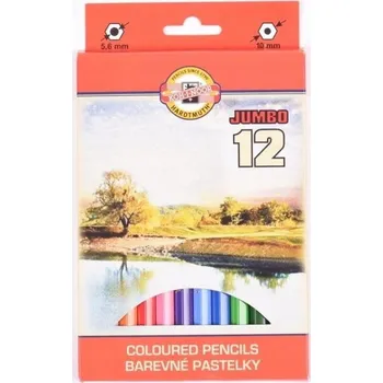 Pastelka Balení PASTELKY pro DĚTI PASTELKY Omega Jumbo 12 barev Intenzivní Barvy
