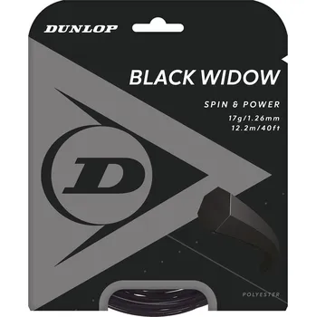 Tenis DUNLOP BLACK WIDOW 12 m tenisový výplet - 1,25 mm